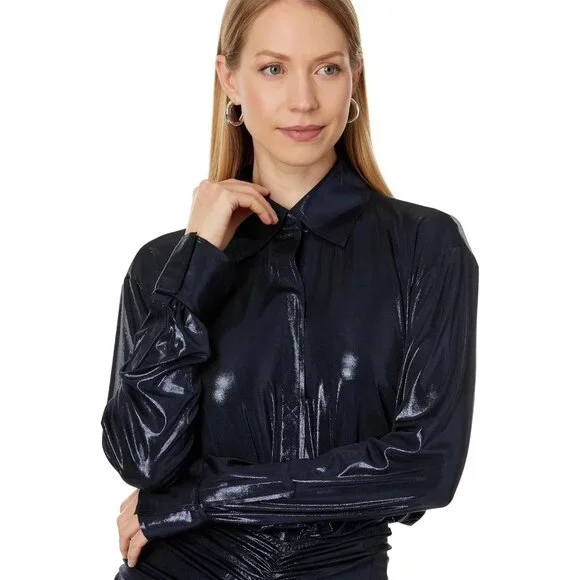 Women's Nk Shirt W/Collar Stand